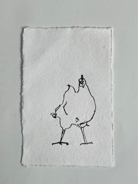 Original chicken drawing IV