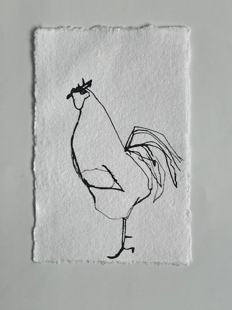 Original chicken drawing III