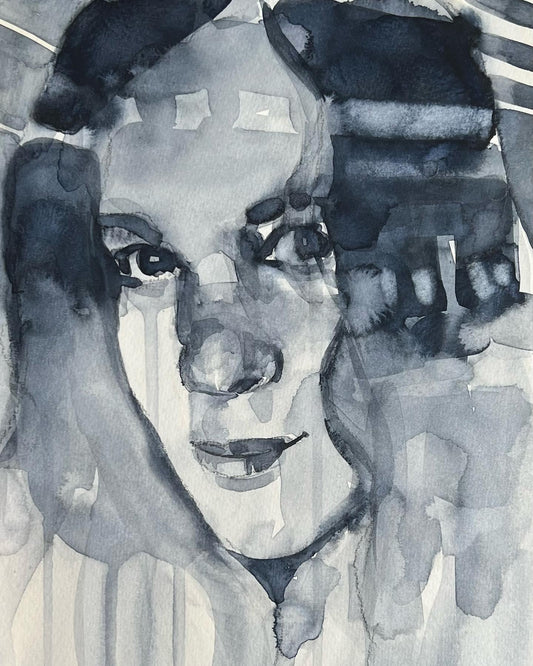 Watercolour portrait - Beatrice